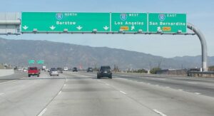 15 freeway to Las Vegas
